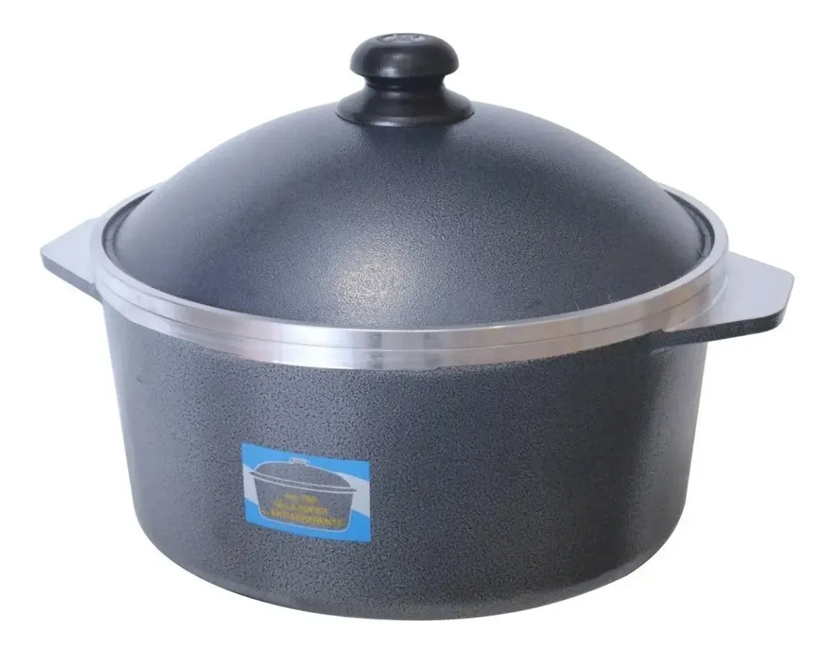 Olla Super Eterna 750 antiadherente de 7,5 litros con tapa, vista completa